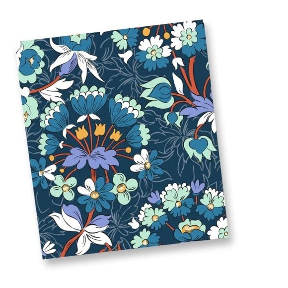 Vera Bradley Floral Bursts Plush Throw Blanket - Picture 6 of 9